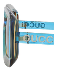 Gucci Gucci Womens Square/Rectangle Blue Blue Blue Fashion Designer Eyewear