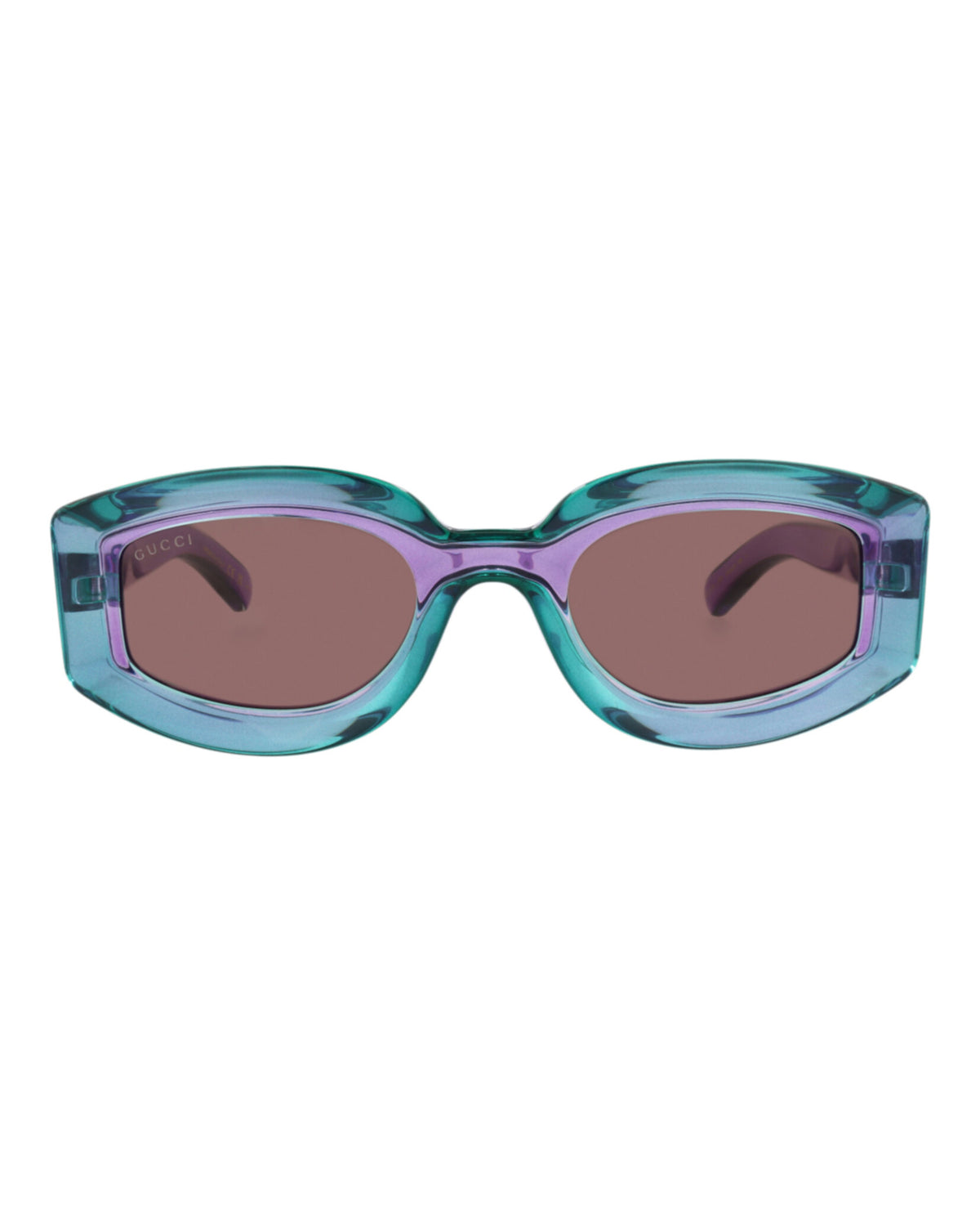 Gucci Womens Cat Eye Violet Violet Brown Fashion Designer Eyewear