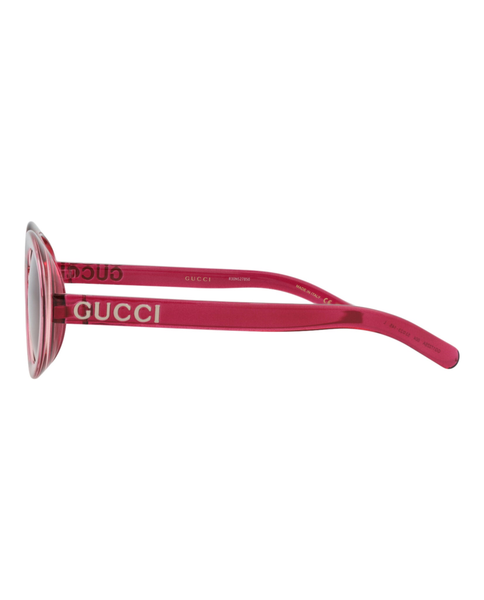Gucci Womens Round/Oval Red Red Violet Fashion Designer Eyewear