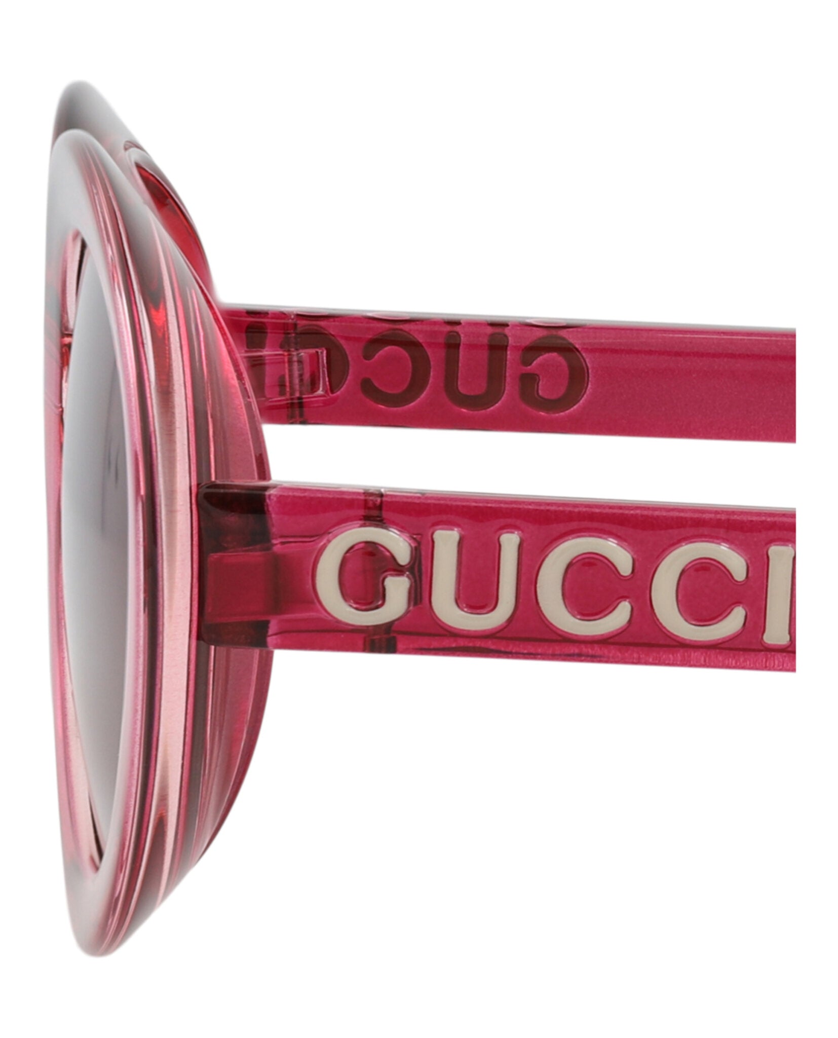 Gucci Womens Round/Oval Red Red Violet Fashion Designer Eyewear