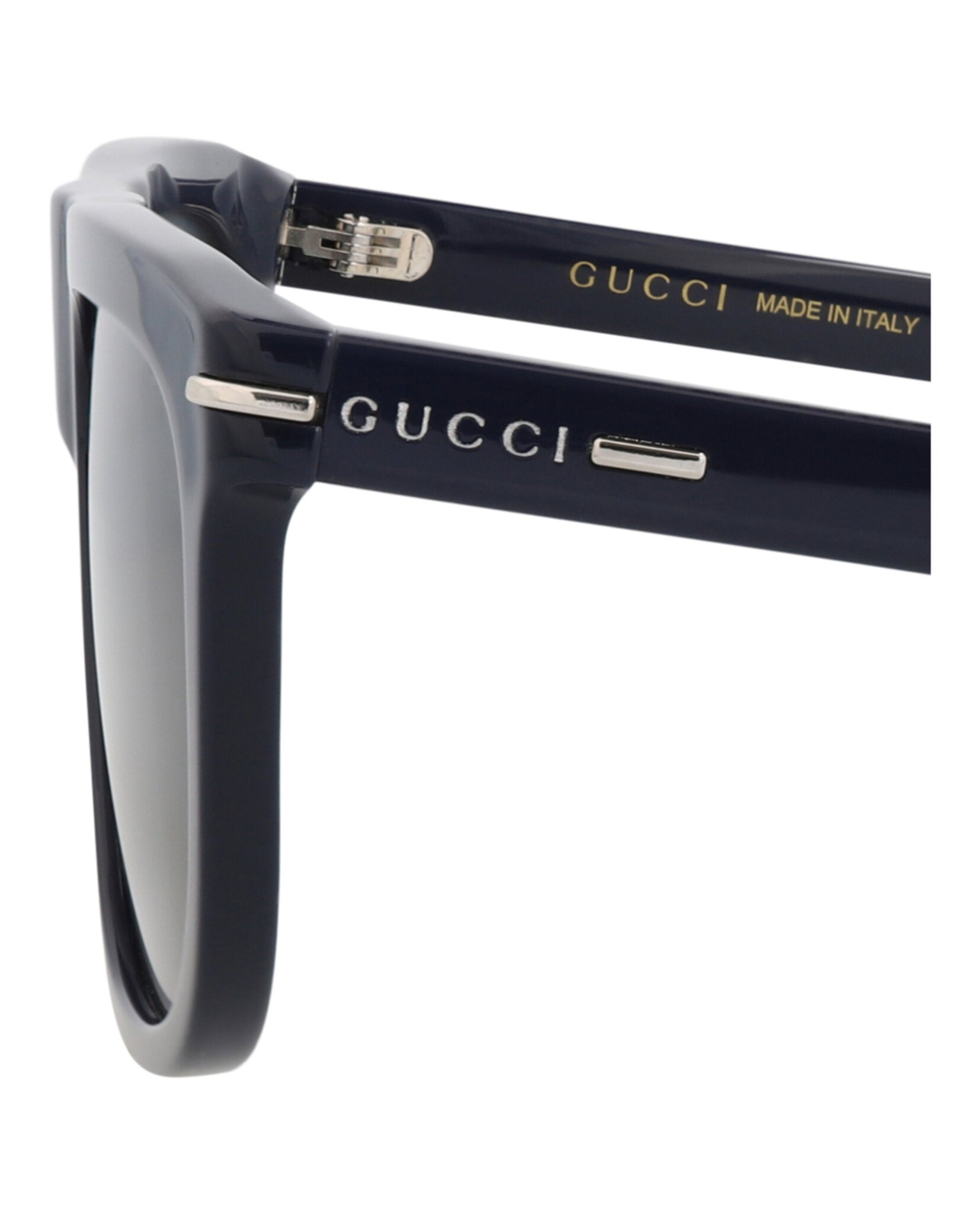 Gucci Mens Aviator Blue Blue Grey Fashion Designer Eyewear