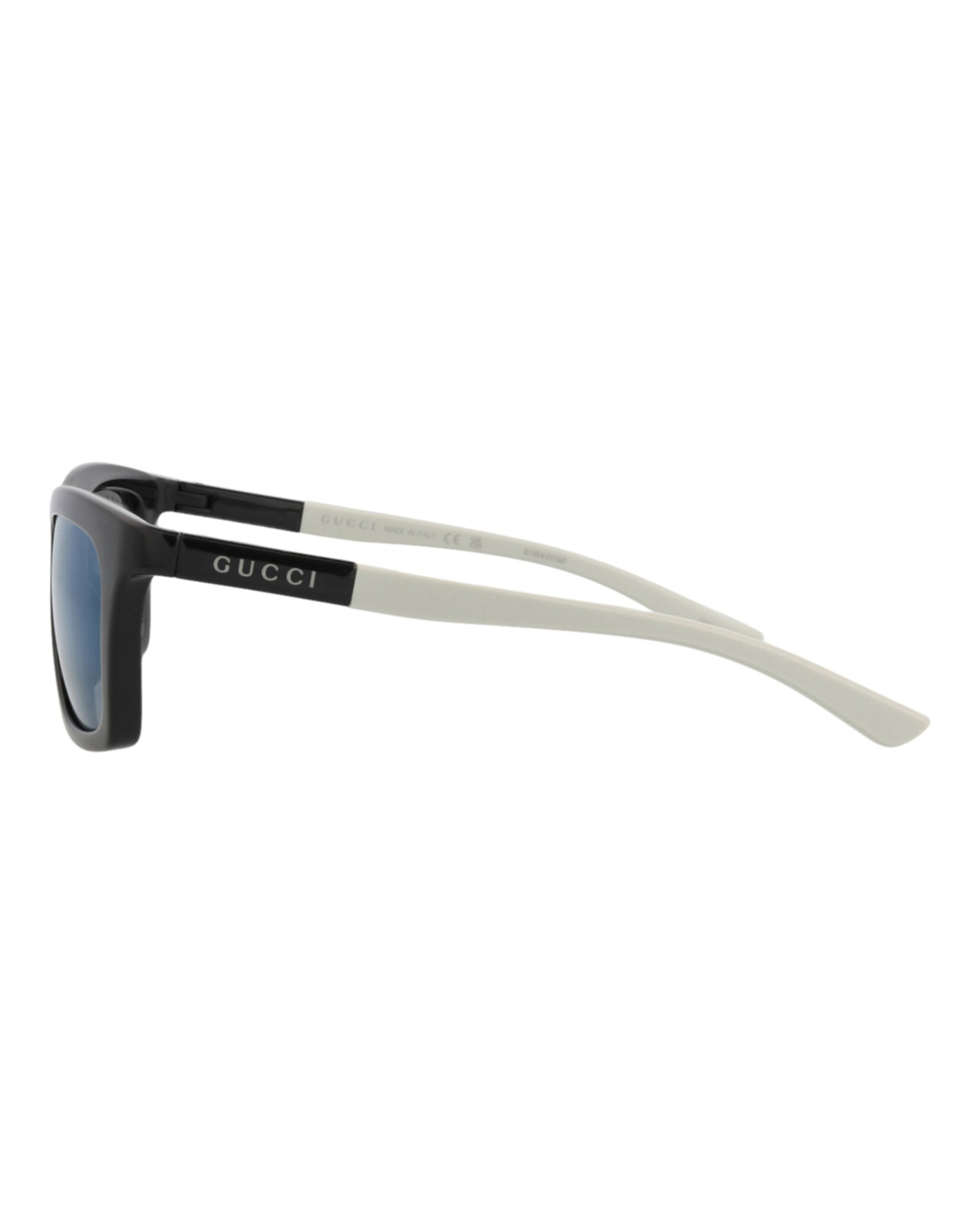 Gucci Mens Square/Rectangle Black Grey Blue Fashion Designer Eyewear