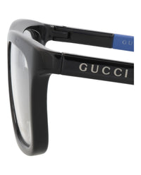Gucci Mens Square/Rectangle Black Blue Transparent Fashion Designer Eyewear