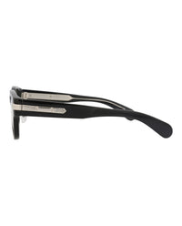 Gucci Womens Round/Oval Black Black Transparent Fashion Designer Eyewear