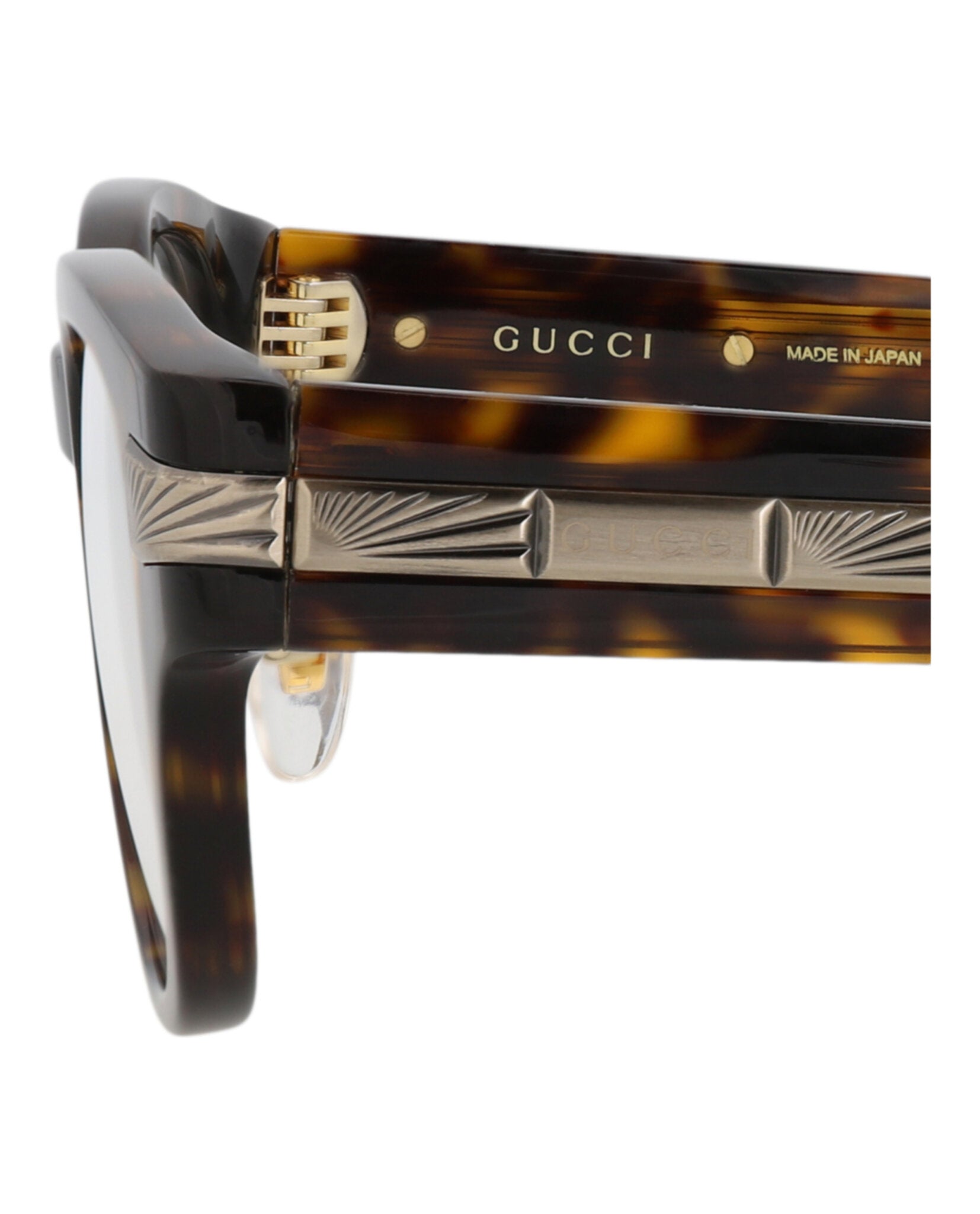 Gucci Gucci Womens Round/Oval Havana Havana Transparent Fashion Designer Eyewear