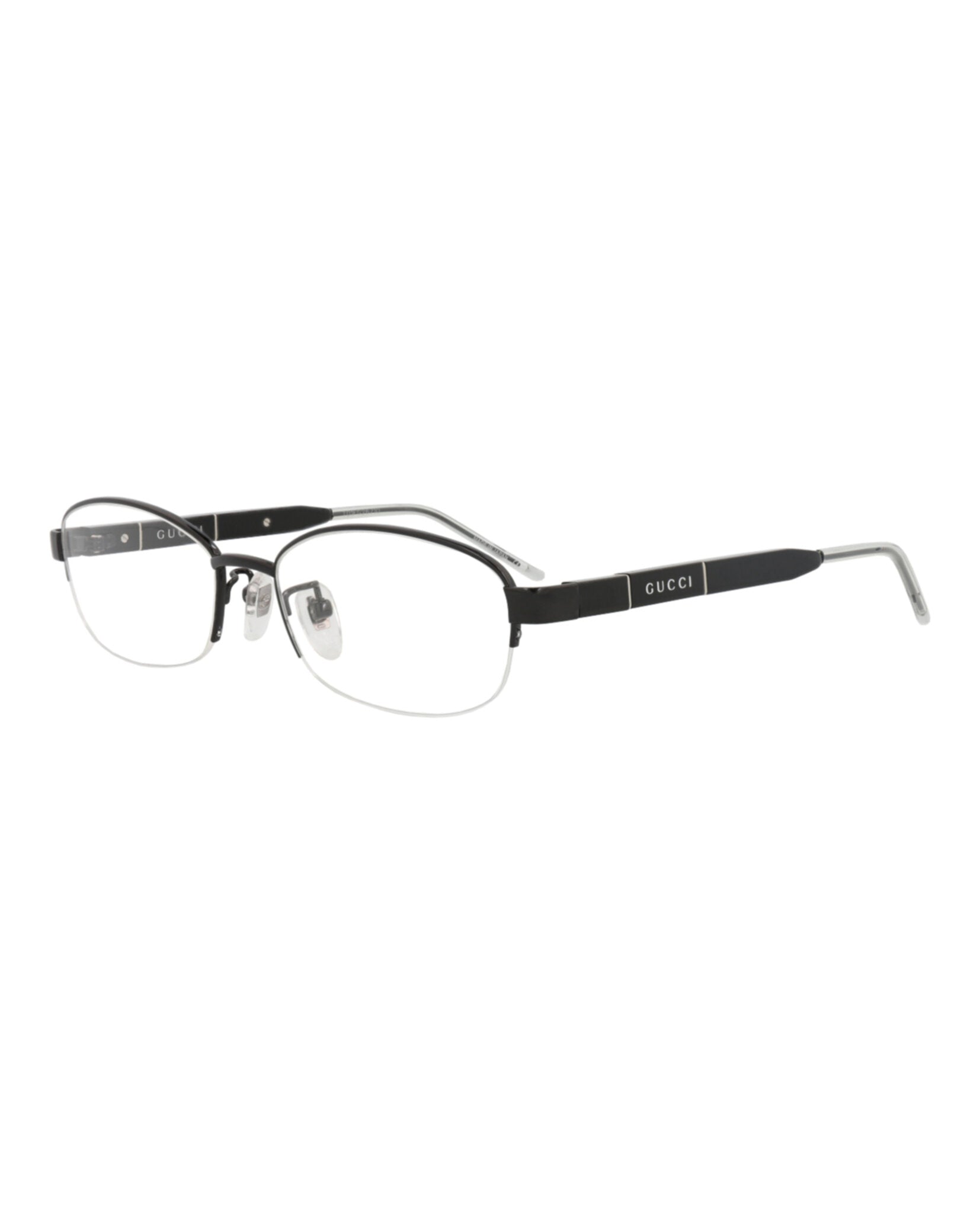 Gucci Gucci Womens Round/Oval Black Black Transparent Fashion Designer Eyewear