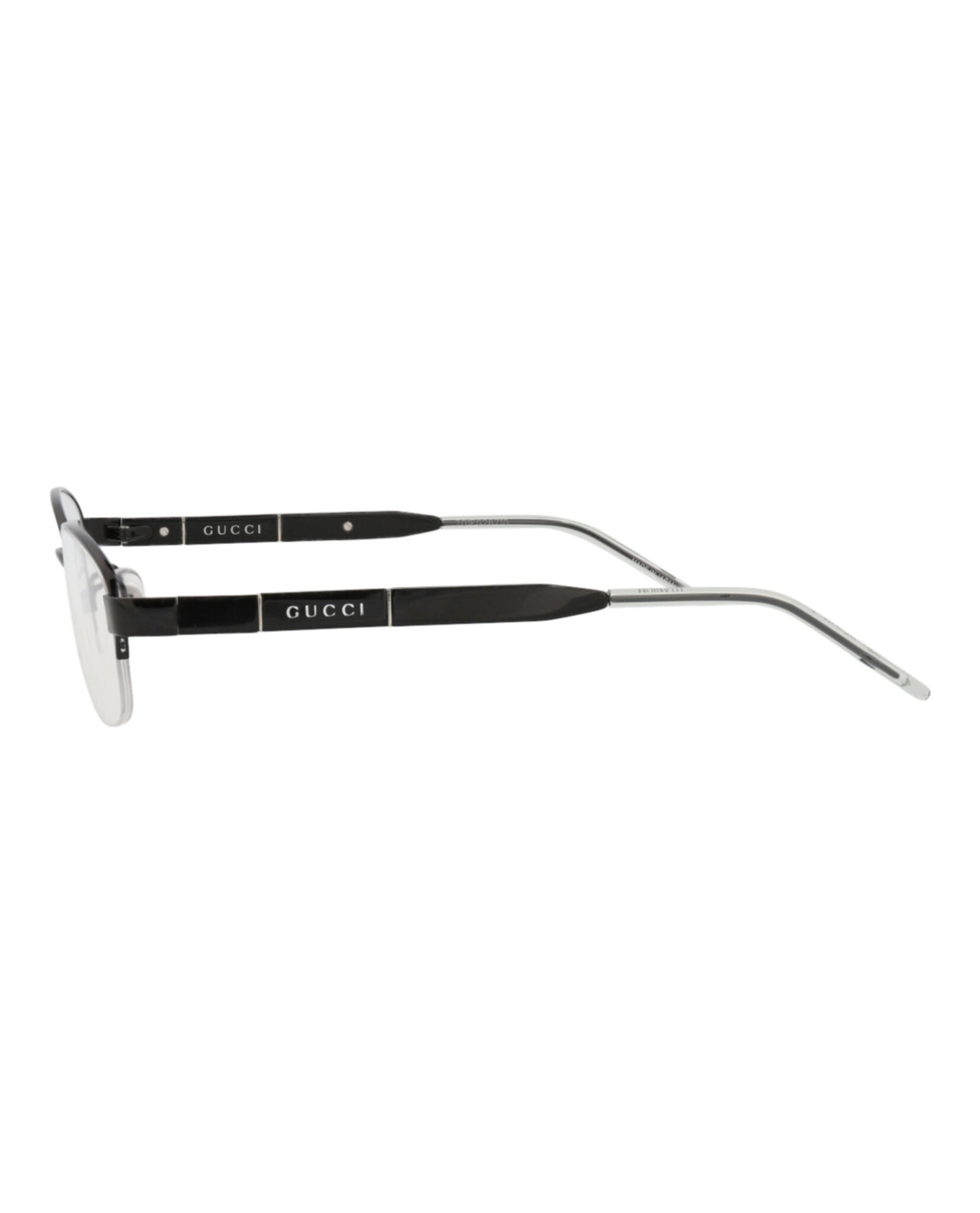 Gucci Gucci Womens Round/Oval Black Black Transparent Fashion Designer Eyewear