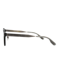 Gucci Gucci Unisex Round/Oval Black Silver Transparent Fashion Designer Eyewear