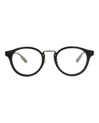 Gucci Unisex Round/Oval Black Gold Transparent Fashion Designer Eyewear