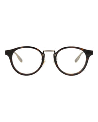 Gucci Gucci Unisex Round/Oval Havana Gold Transparent Fashion Designer Eyewear