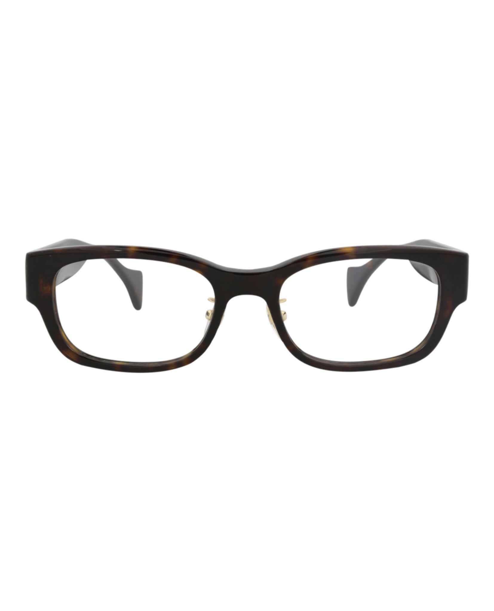 Gucci Gucci Unisex Square/Rectangle Havana Havana Transparent Fashion Designer Eyewear