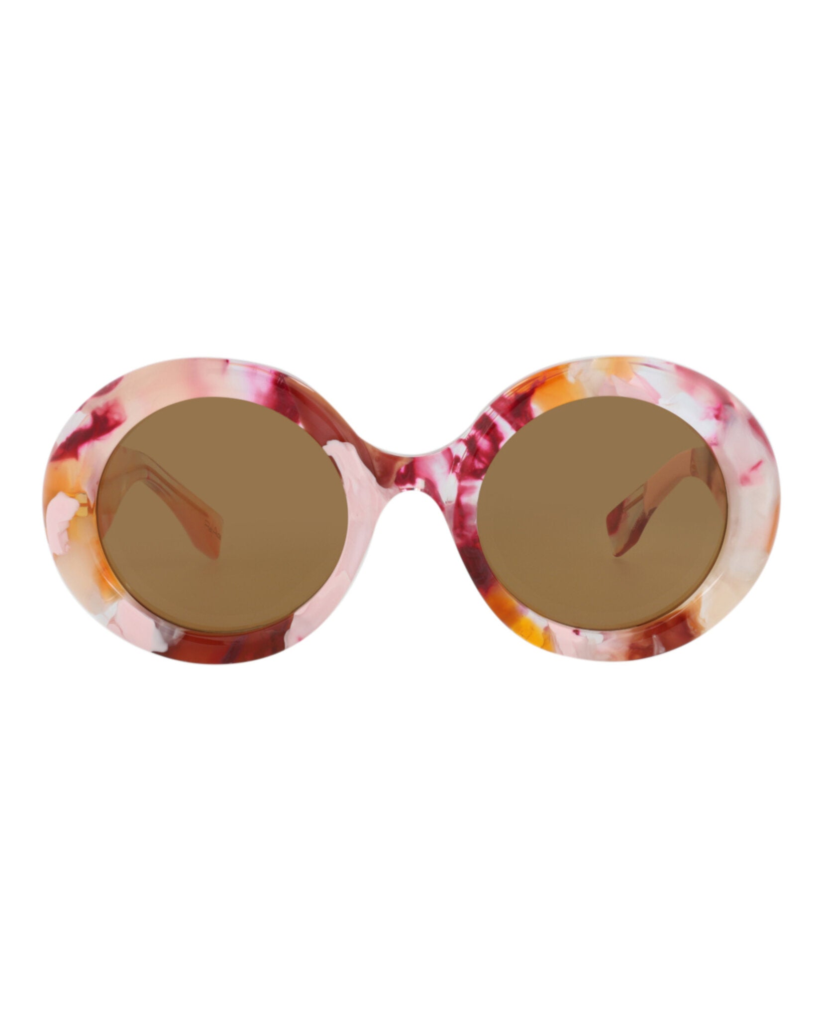 Gucci Womens Round/Oval Pink Pink Brown Fashion Designer Eyewear