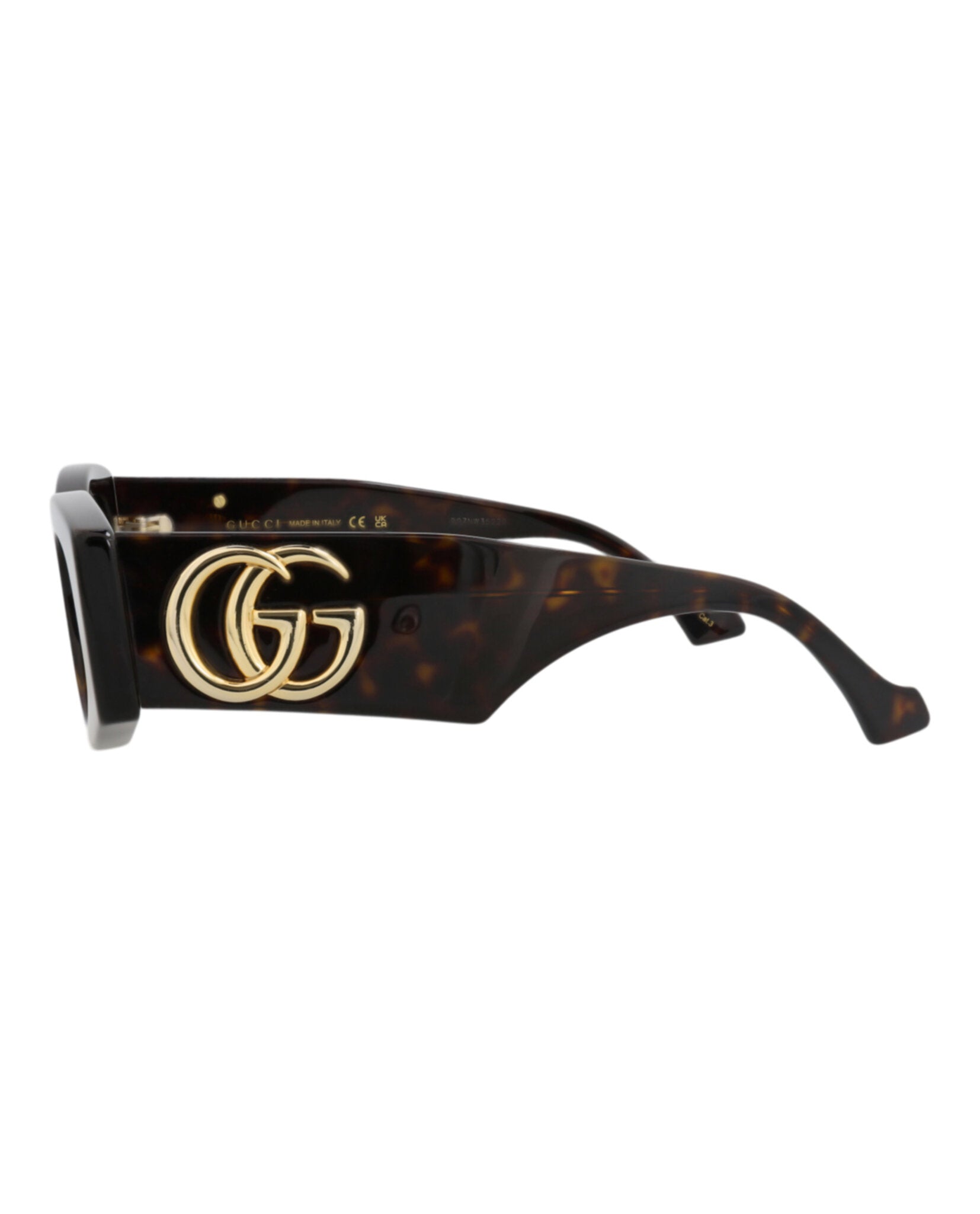 Gucci Gucci Womens Square/Rectangle Havana Havana Brown Fashion Designer Eyewear