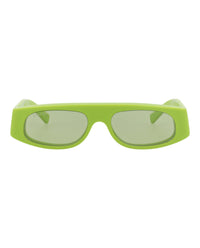 Gucci Womens Square/Rectangle Green Green Green Fashion Designer Eyewear