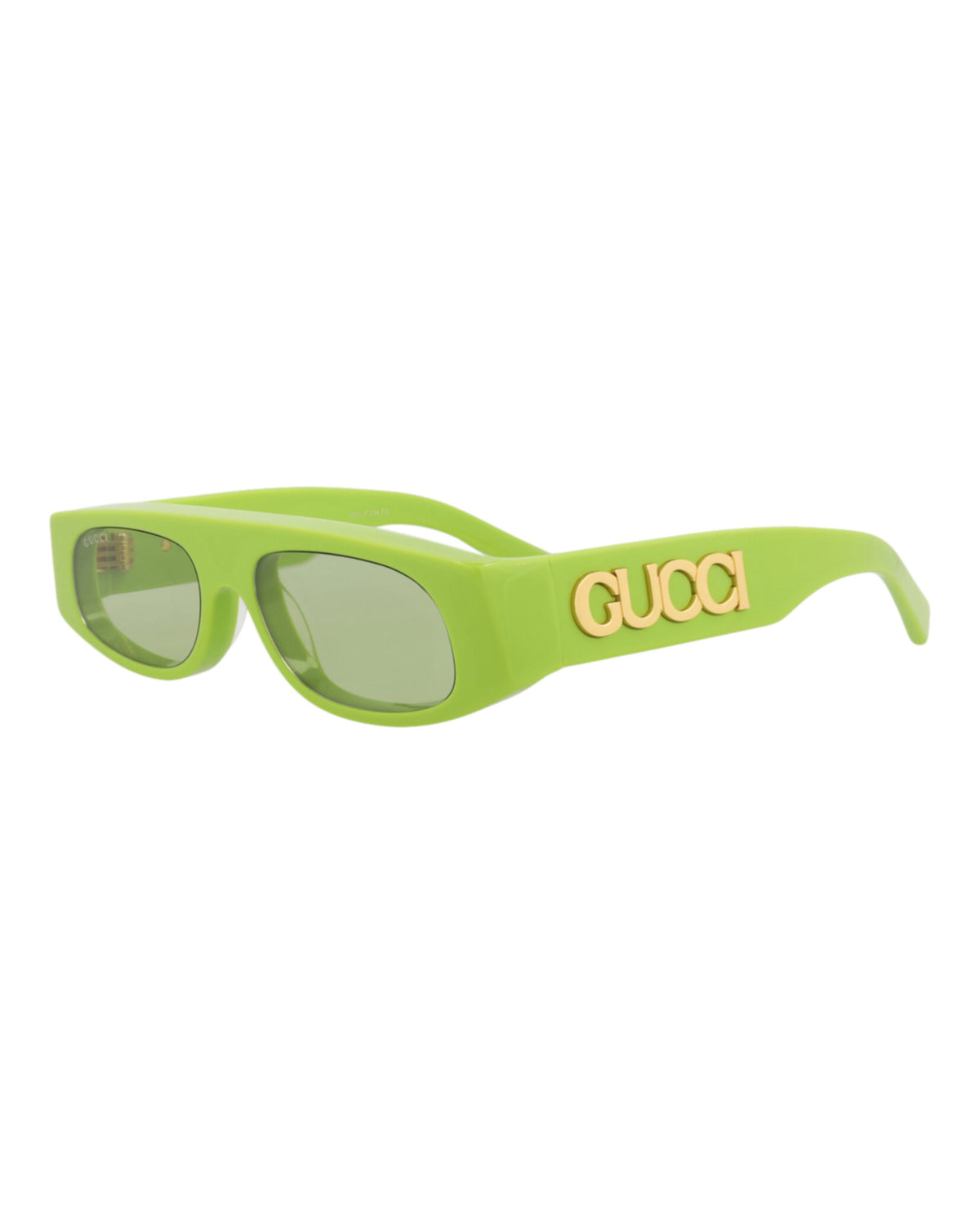 Gucci Womens Square/Rectangle Green Green Green Fashion Designer Eyewear