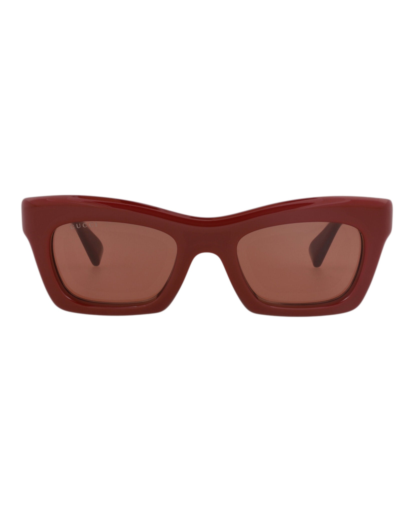 Gucci Gucci Womens Cat Eye Burgundy Burgundy Brown Fashion Designer Eyewear