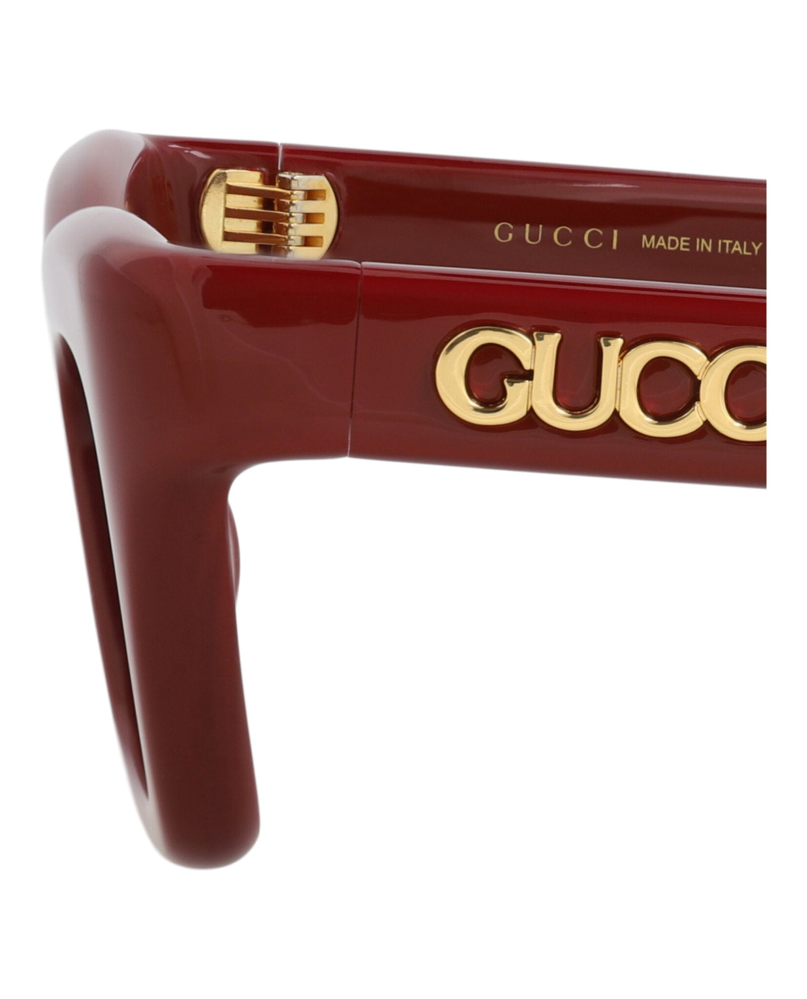 Gucci Gucci Womens Cat Eye Burgundy Burgundy Brown Fashion Designer Eyewear