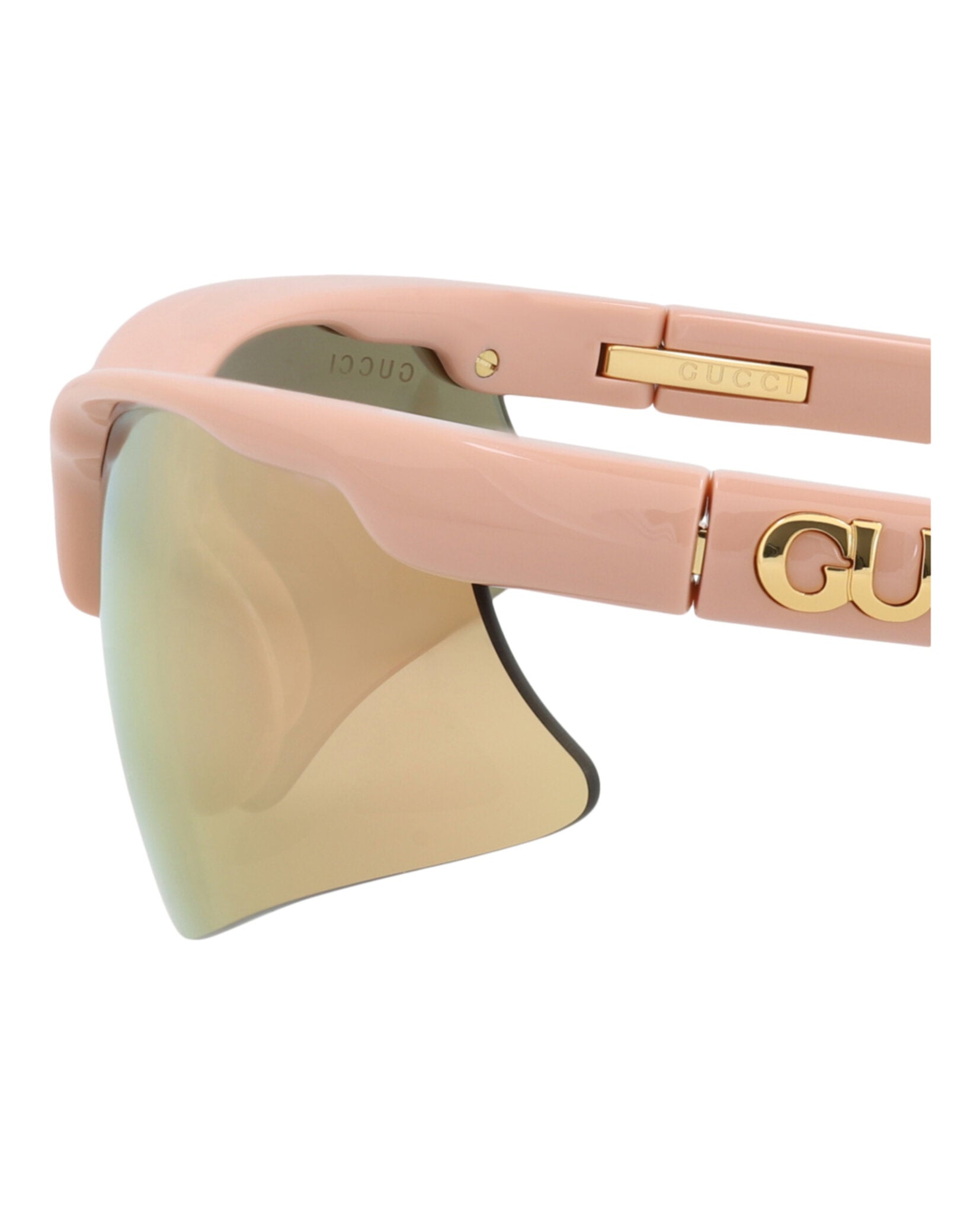 Gucci Gucci Mens Shield/Wrap Pink Pink Pink Fashion Designer Eyewear