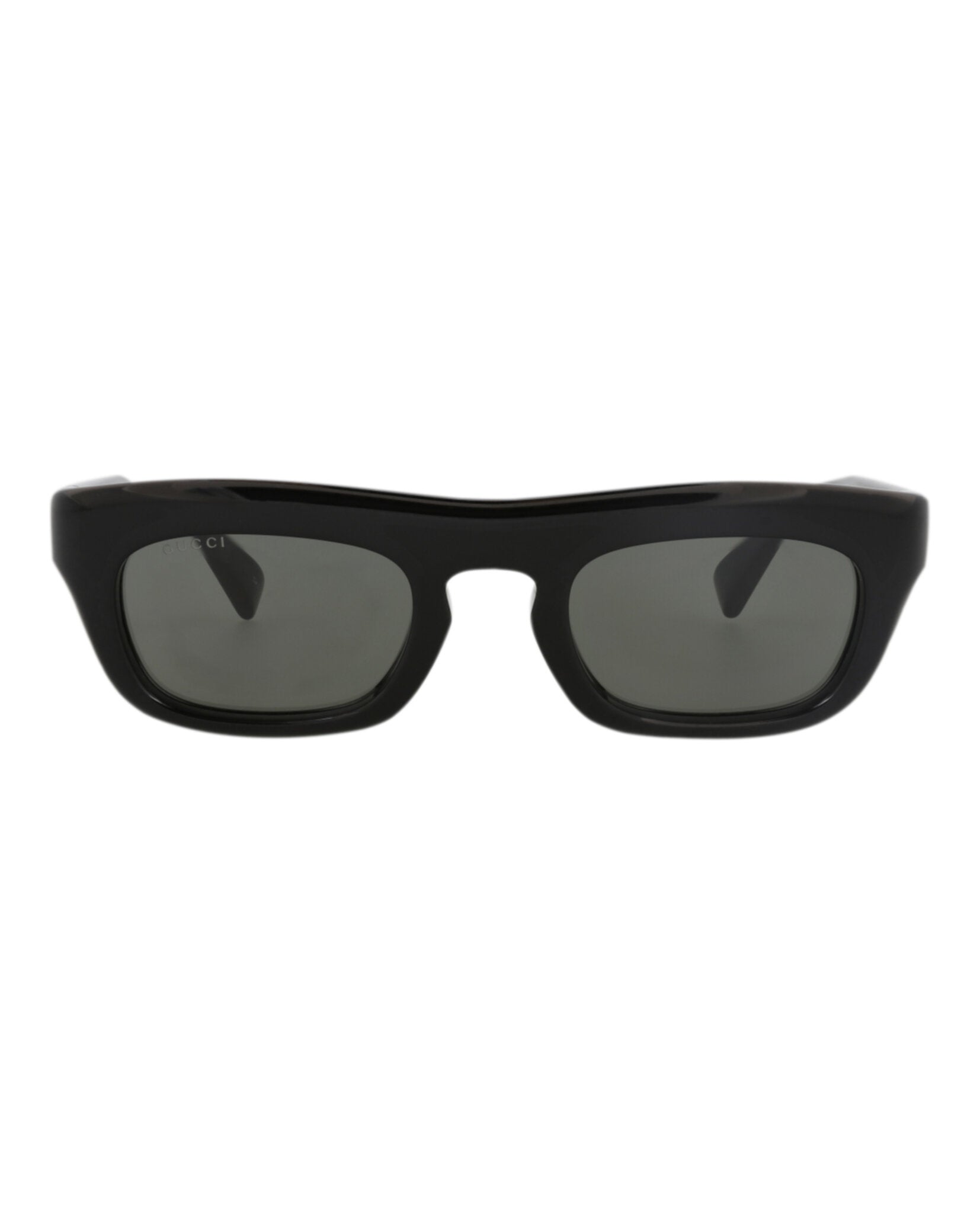 Gucci Gucci Mens Square/Rectangle Black Black Grey Fashion Designer Eyewear