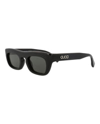 Gucci Gucci Mens Square/Rectangle Black Black Grey Fashion Designer Eyewear