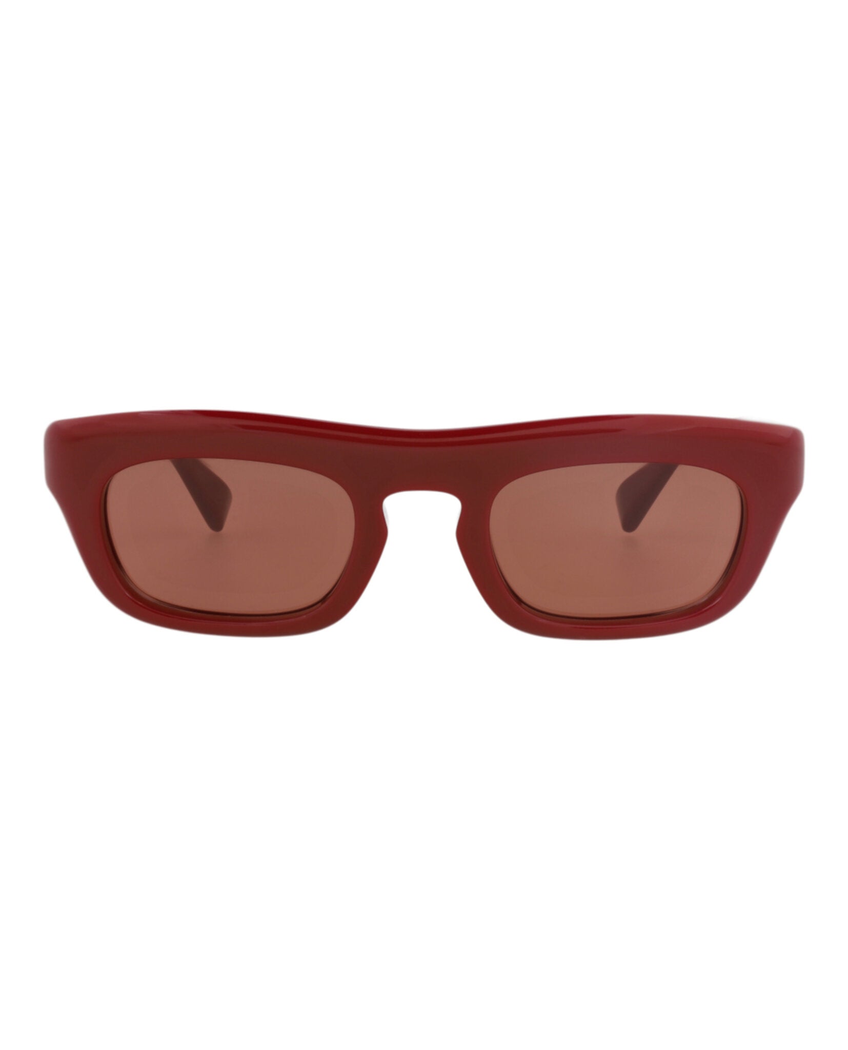 Gucci Gucci Mens Square/Rectangle Burgundy Burgundy Brown Fashion Designer Eyewear