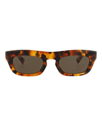 Gucci Mens Square/Rectangle Havana Havana Brown Fashion Designer Eyewear