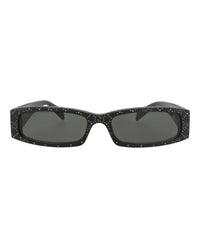 Gucci Gucci Mens Square/Rectangle Black Black Grey Fashion Designer Eyewear