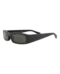 Gucci Gucci Mens Square/Rectangle Black Black Grey Fashion Designer Eyewear