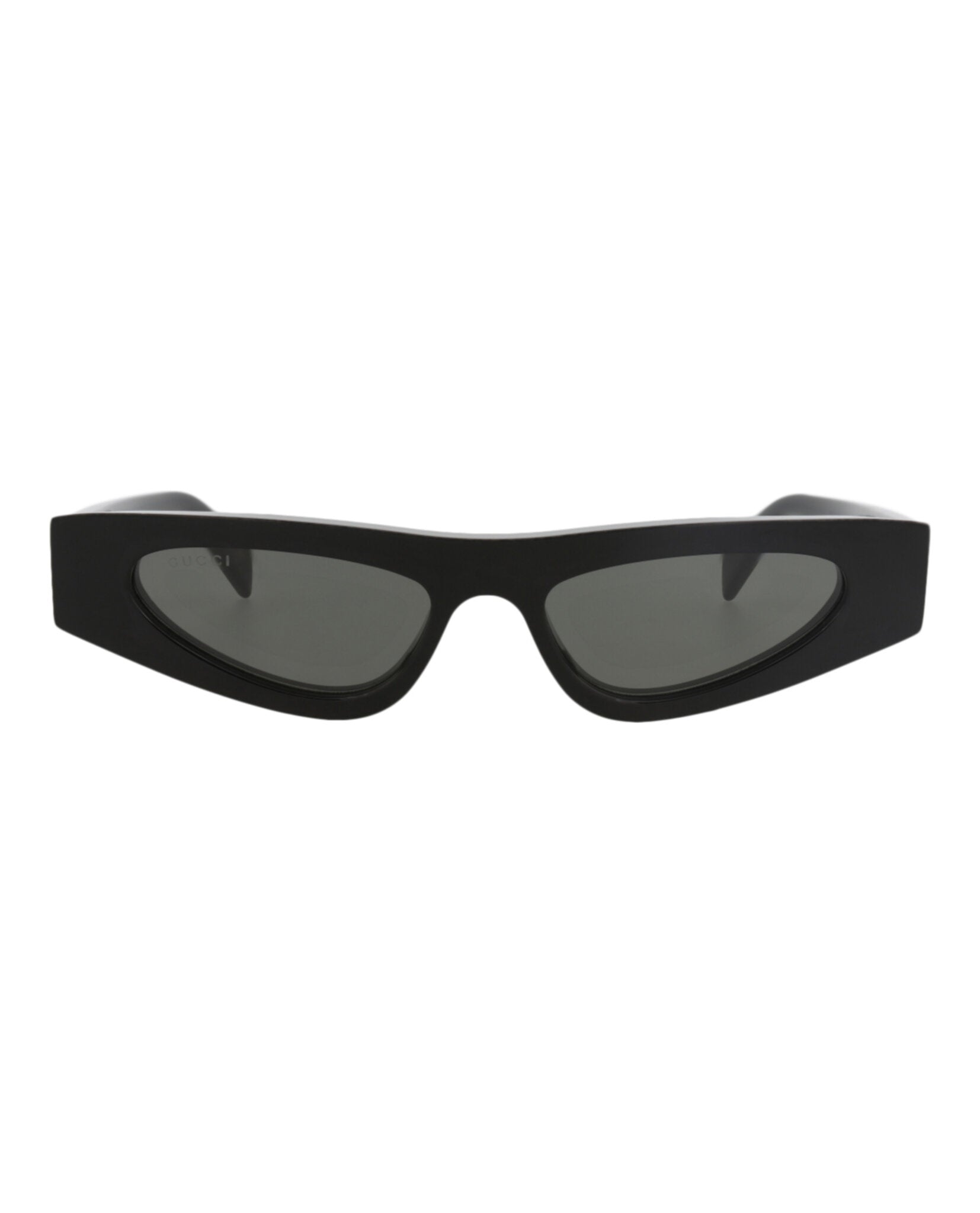 Gucci Gucci Womens Cat Eye Black Black Grey Fashion Designer Eyewear