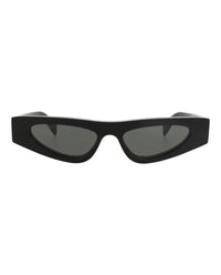 Gucci Gucci Womens Cat Eye Black Black Grey Fashion Designer Eyewear