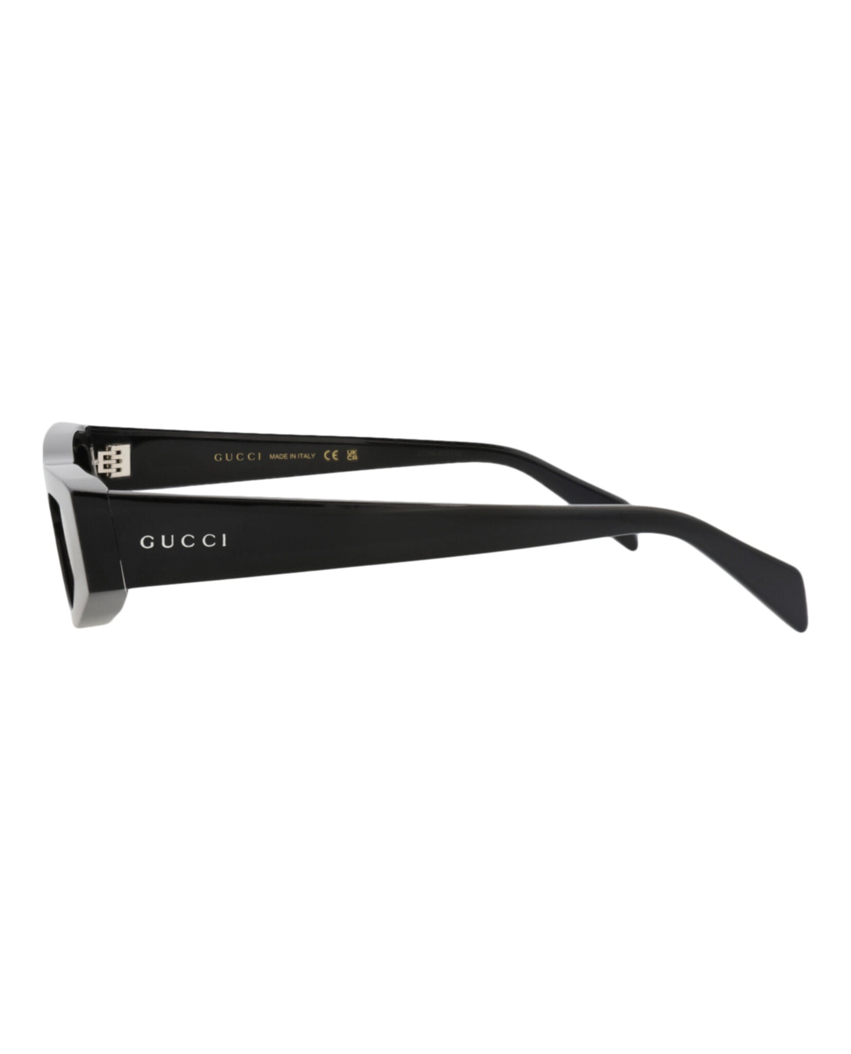 Gucci Gucci Womens Cat Eye Black Black Grey Fashion Designer Eyewear