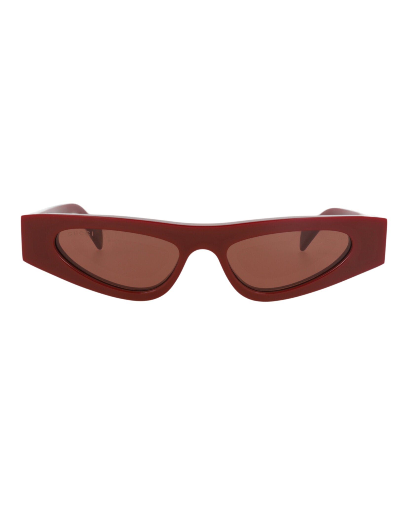 Gucci Gucci Womens Cat Eye Burgundy Burgundy Brown Fashion Designer Eyewear