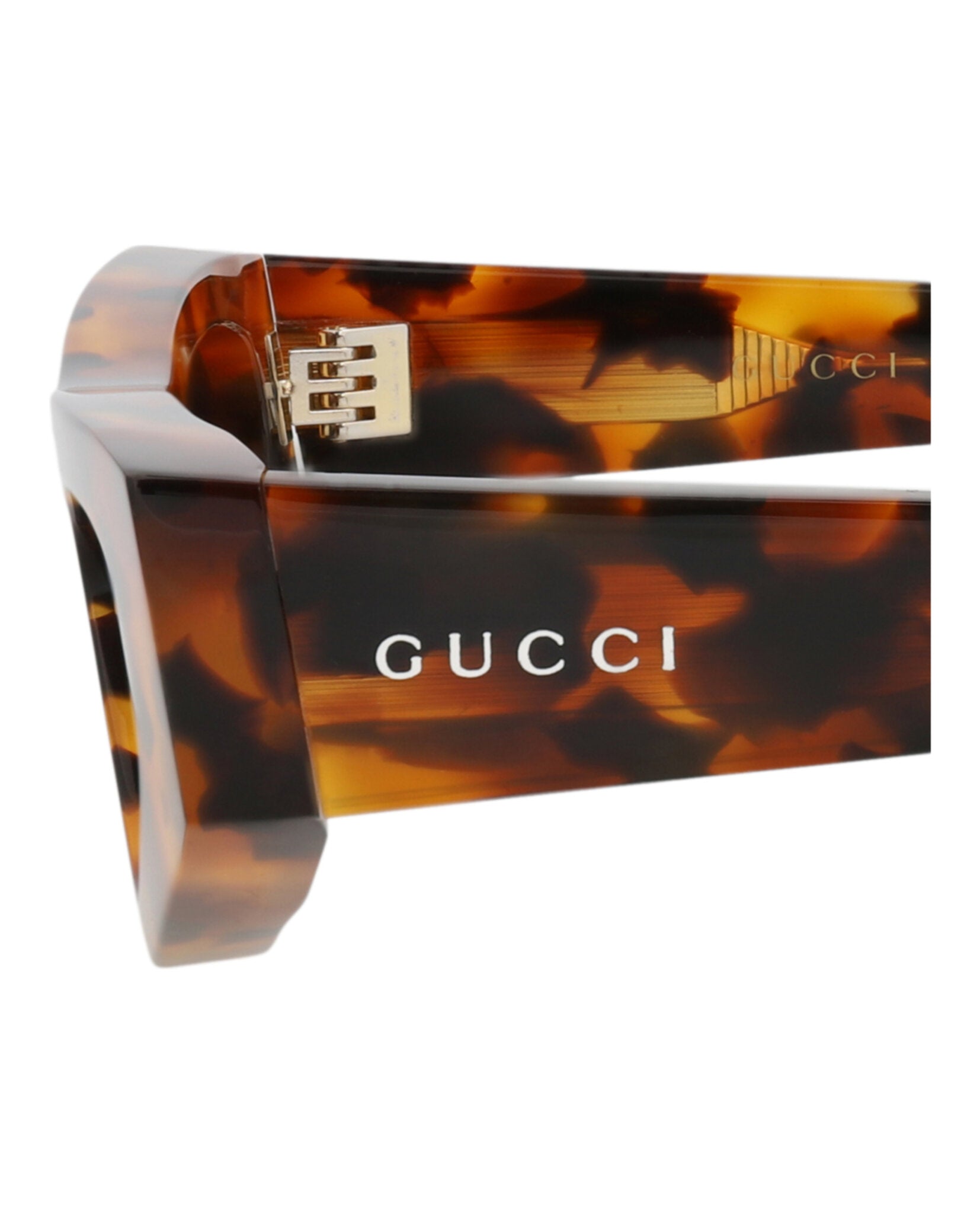 Gucci Gucci Womens Cat Eye Havana Havana Brown Fashion Designer Eyewear