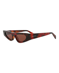 Gucci Gucci Womens Cat Eye Havana Havana Brown Fashion Designer Eyewear