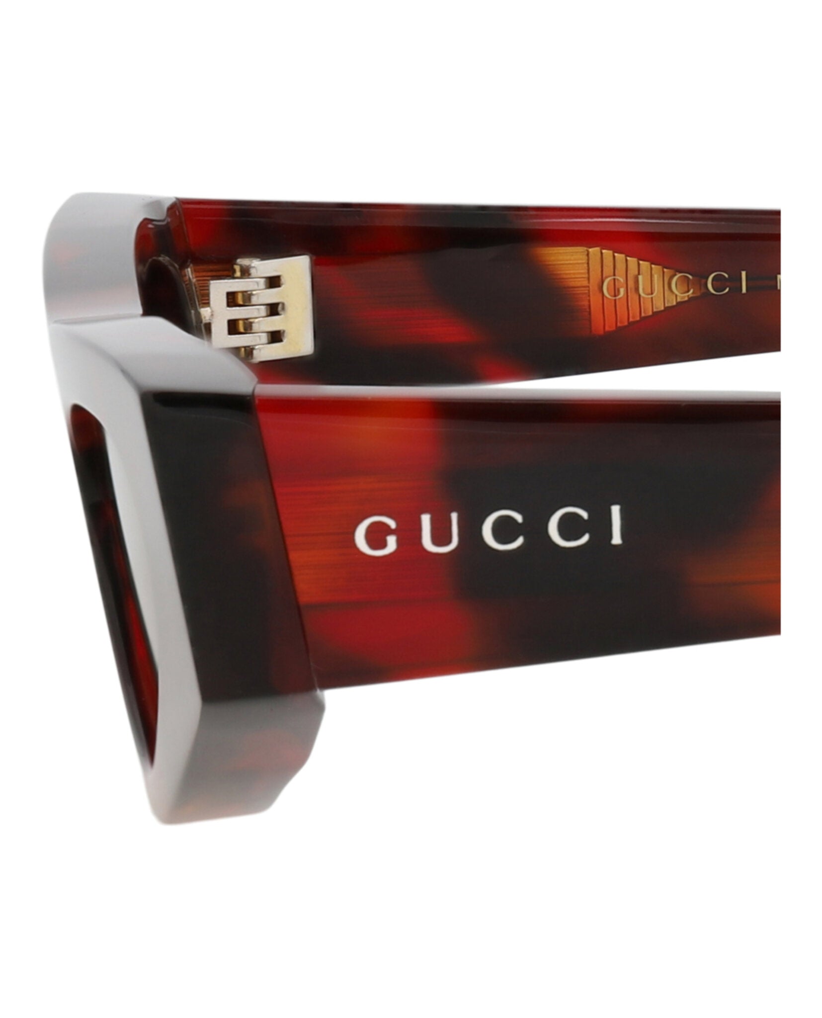 Gucci Gucci Womens Cat Eye Havana Havana Brown Fashion Designer Eyewear