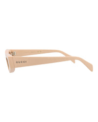 Gucci Womens Cat Eye Pink Pink Grey Fashion Designer Eyewear