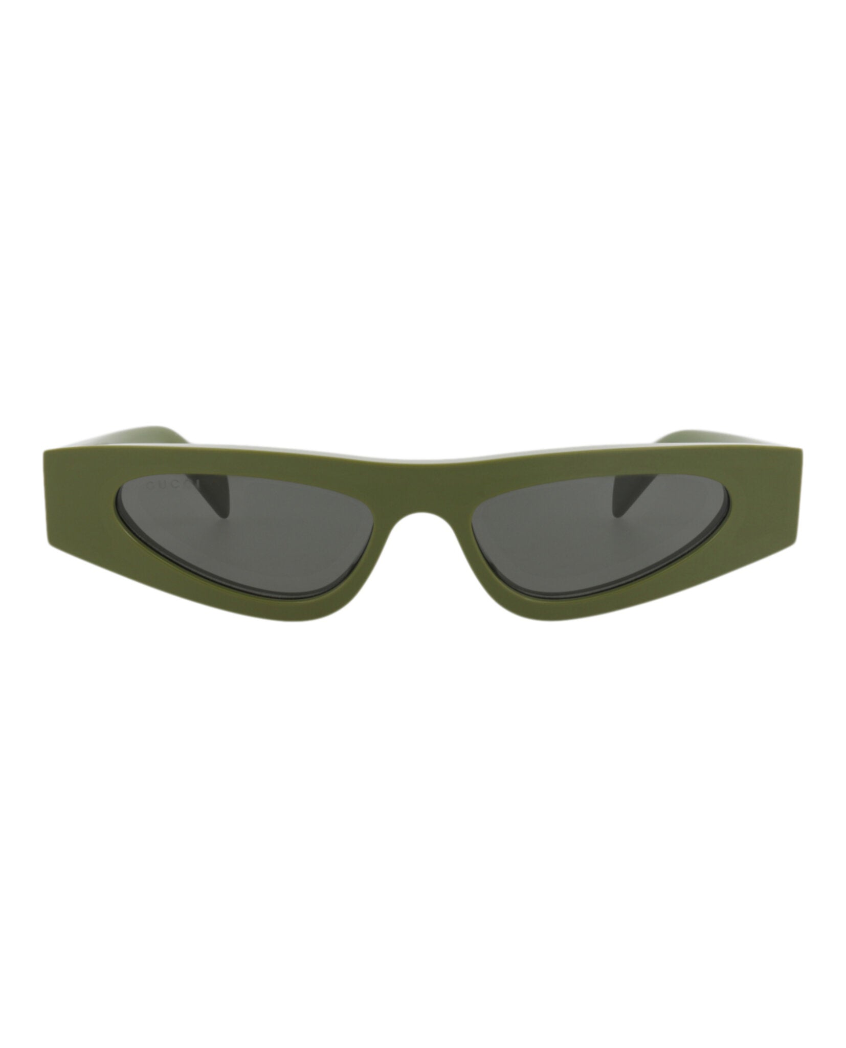Gucci Womens Cat Eye Green Green Grey Fashion Designer Eyewear
