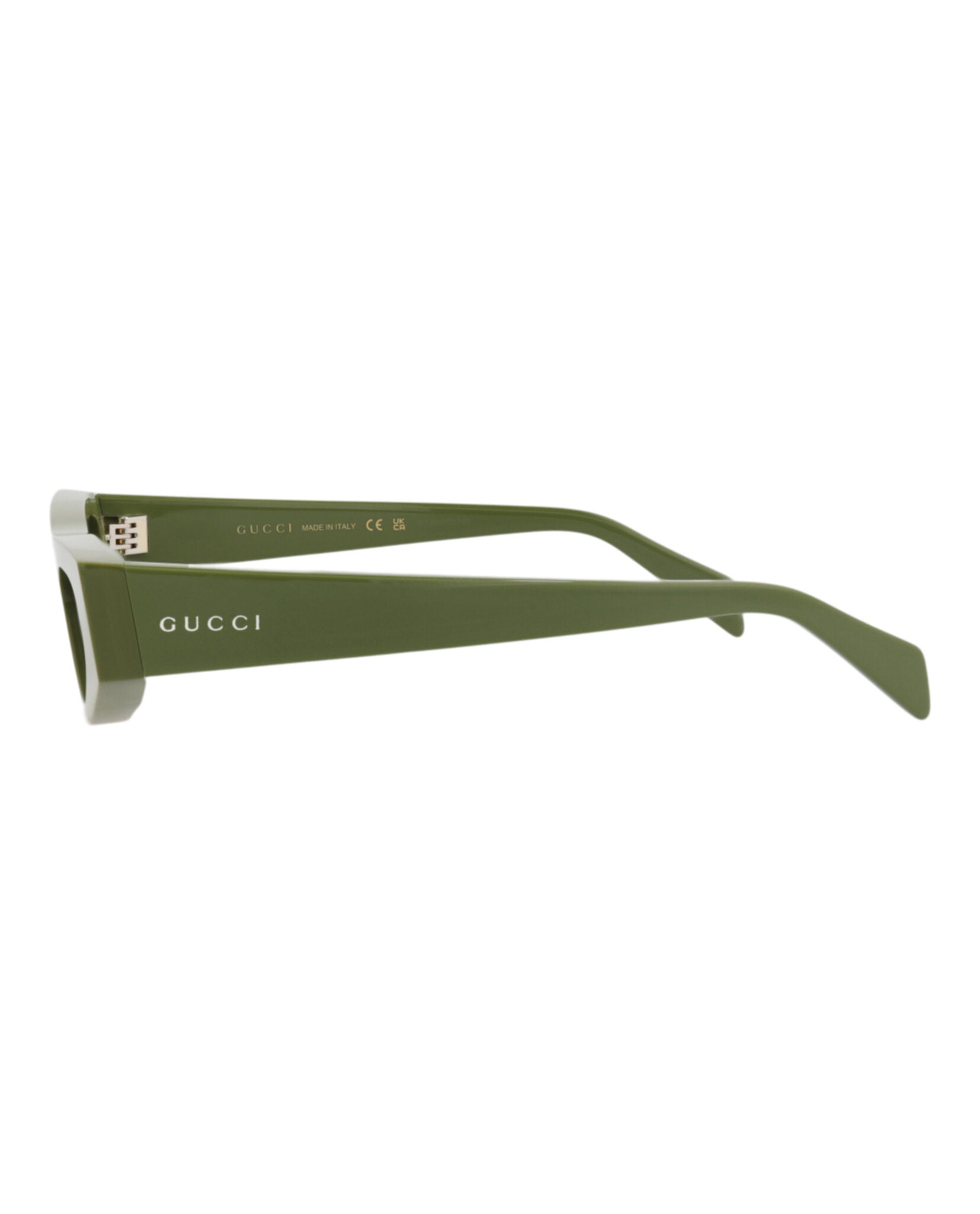 Gucci Womens Cat Eye Green Green Grey Fashion Designer Eyewear