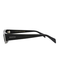 Gucci Gucci Womens Cat Eye Black Black Grey Fashion Designer Eyewear