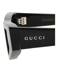 Gucci Gucci Womens Cat Eye Black Black Grey Fashion Designer Eyewear
