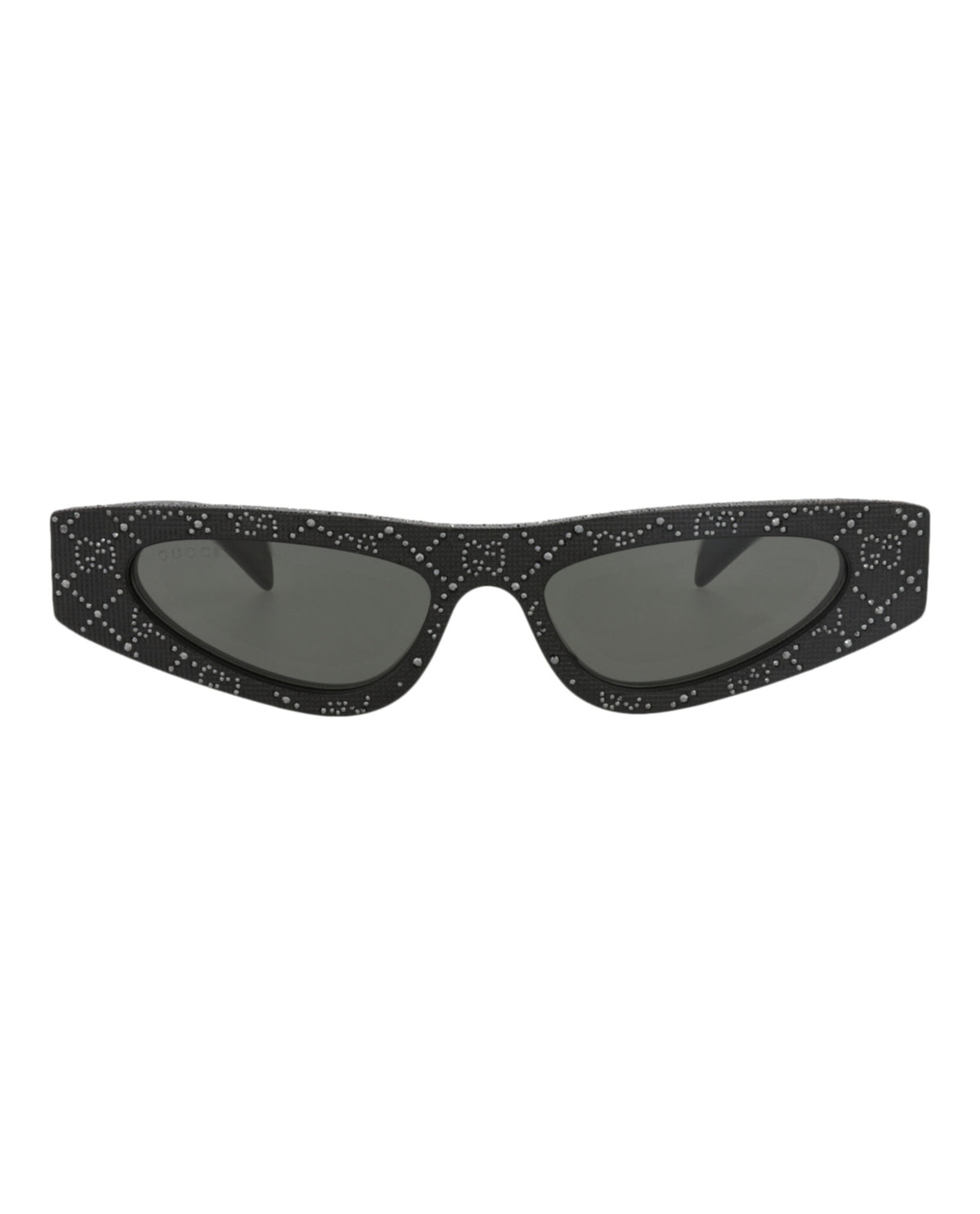 Gucci Gucci Womens Cat Eye Black Black Grey Fashion Designer Eyewear