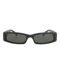 Gucci Gucci Mens Square/Rectangle Black Black Grey Fashion Designer Eyewear