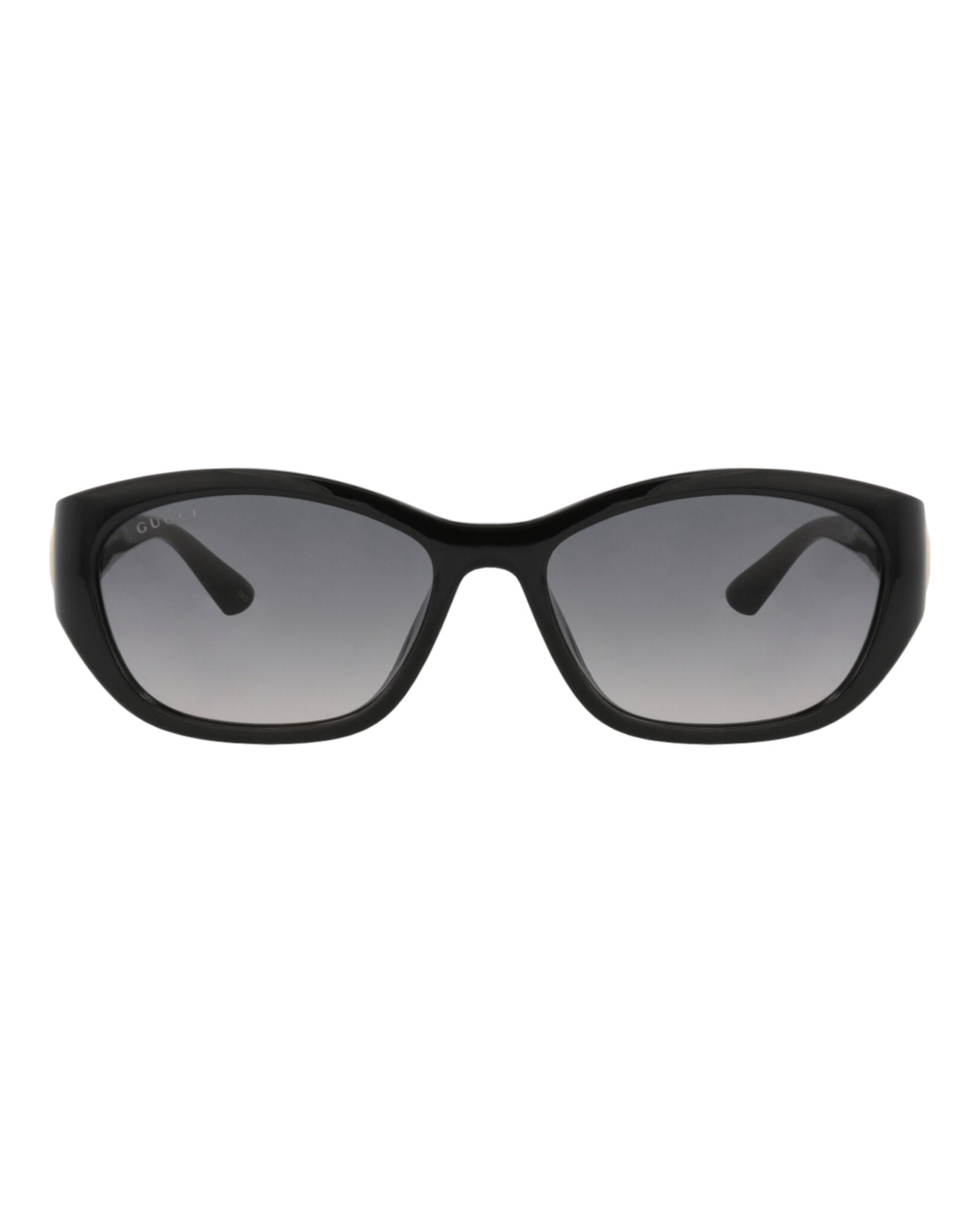 Gucci Womens Round/Oval Black Black Grey Fashion Designer Eyewear