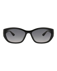 Gucci Womens Round/Oval Black Black Grey Fashion Designer Eyewear
