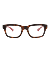 Gucci Gucci Unisex Square/Rectangle Havana Blue Transparent Fashion Designer Eyewear