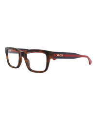 Gucci Gucci Unisex Square/Rectangle Havana Blue Transparent Fashion Designer Eyewear