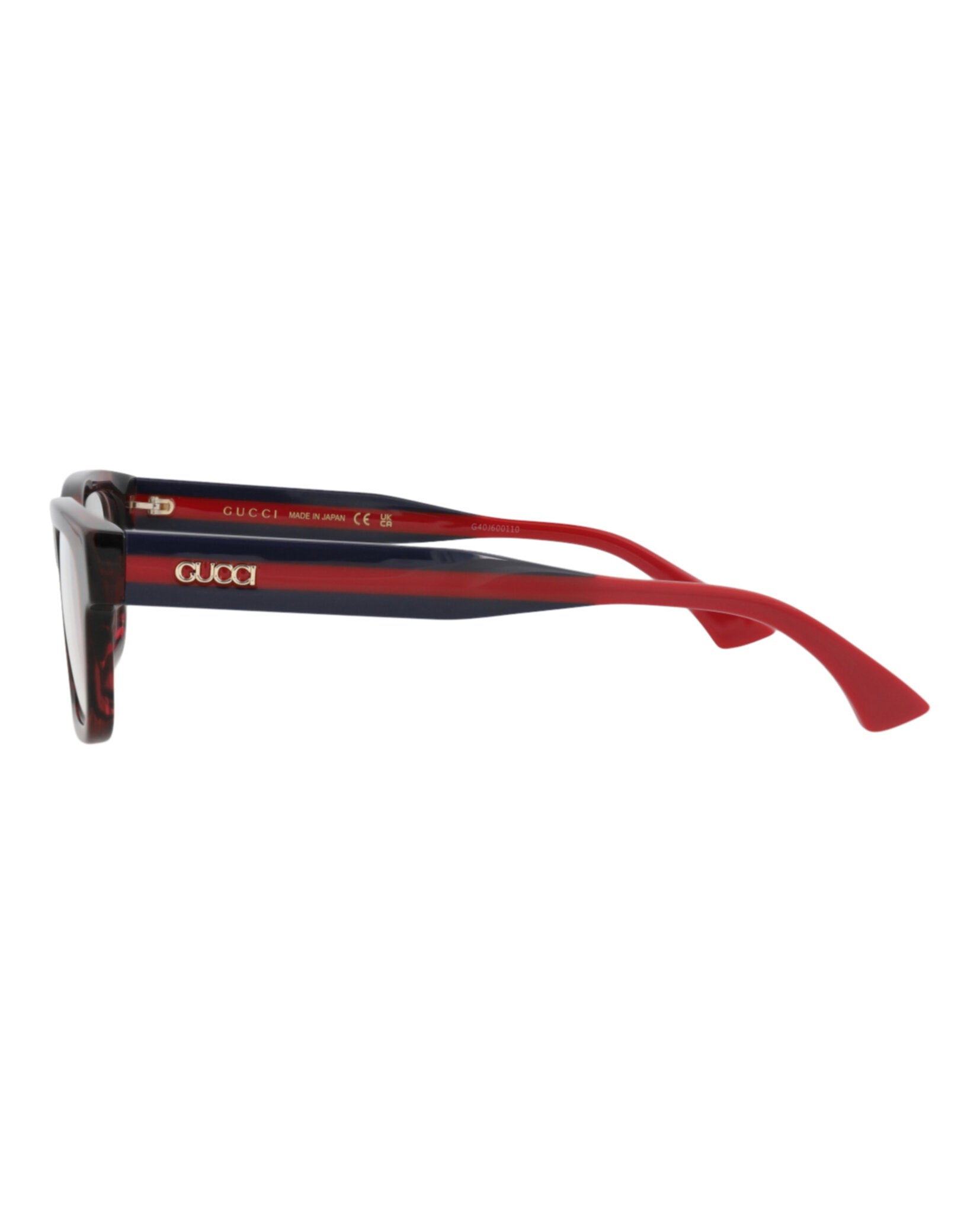 Gucci Gucci Unisex Square/Rectangle Havana Blue Transparent Fashion Designer Eyewear