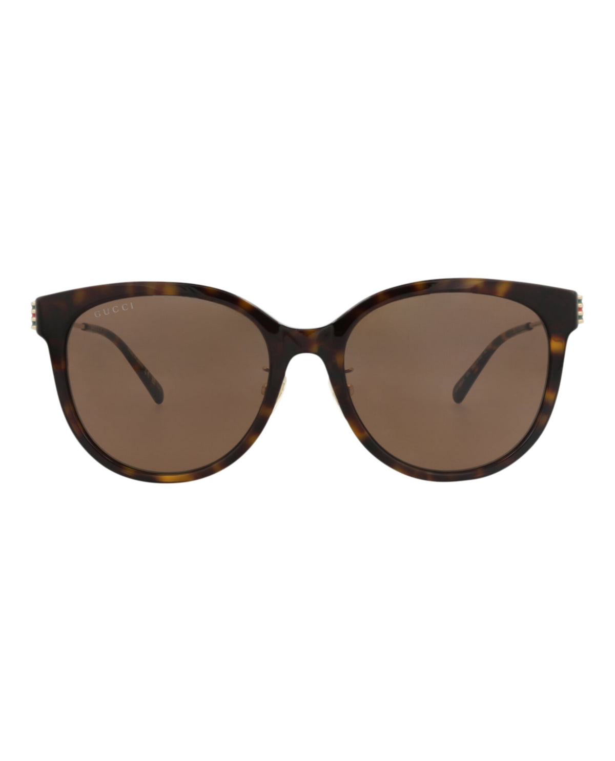 Gucci Gucci Womens Round/Oval Havana Gold Brown Fashion Designer Eyewear
