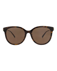 Gucci Gucci Womens Round/Oval Havana Gold Brown Fashion Designer Eyewear