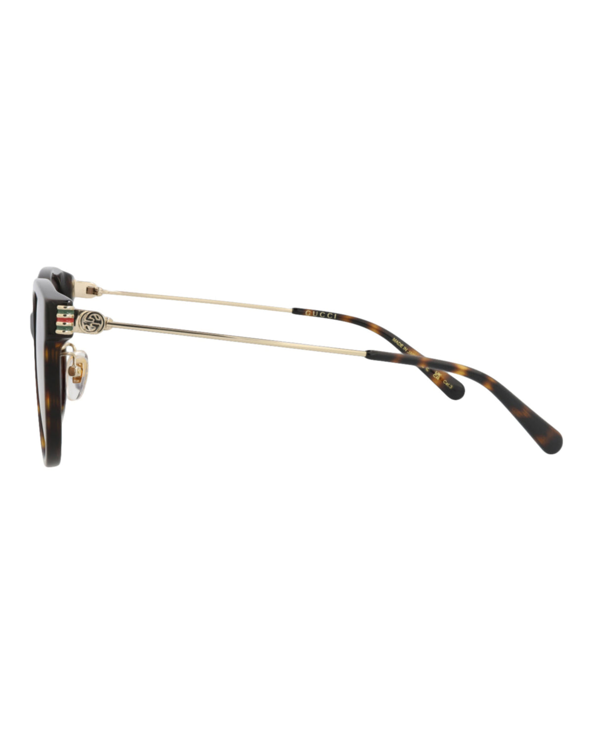 Gucci Gucci Womens Round/Oval Havana Gold Brown Fashion Designer Eyewear
